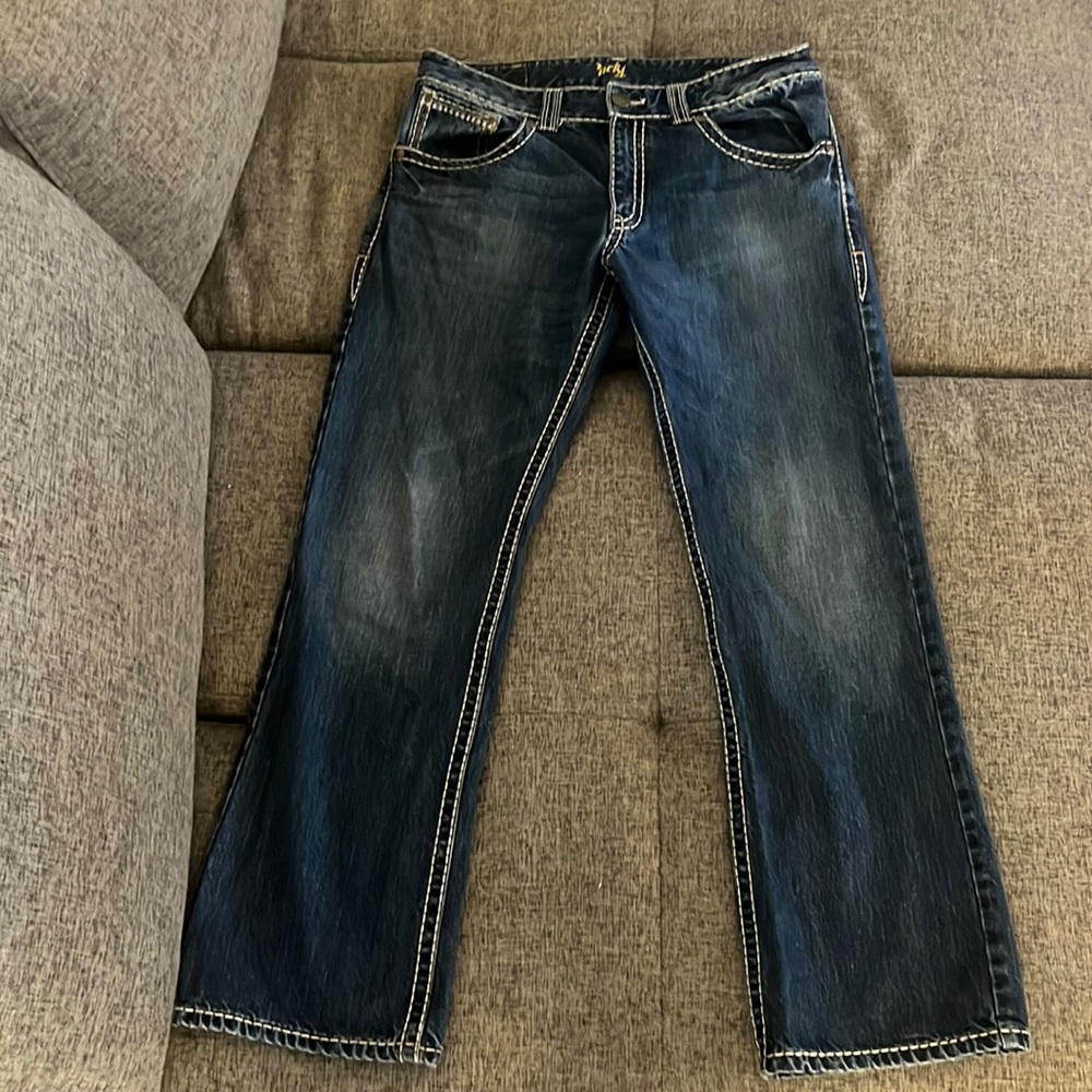 34x32 Wrangler Rock 47 Mens Bootcut Jeans